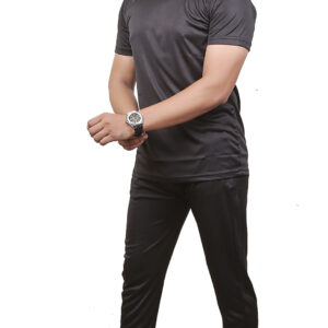 Plain Black Dri-Fit Tracksuit - Summer